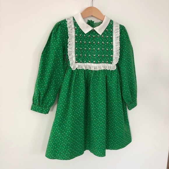 Vintage Polly Flinders Holiday Dress, size 5/6 - Picture 3 of 6